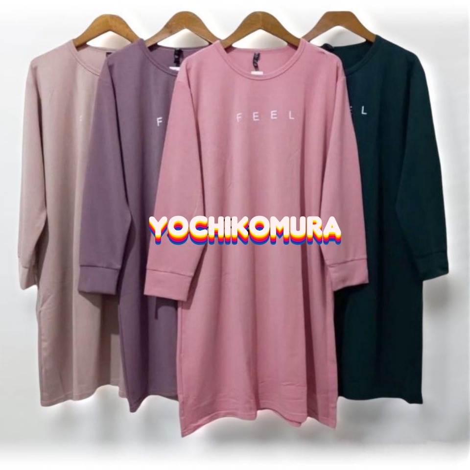 STYLISH MODERN!! KAOS TUNIK JUMBO KOREA PREMIUM IMPORT/TUNIK OVERSIZED/BAJU IBU-IBU JUMBO/KAOS