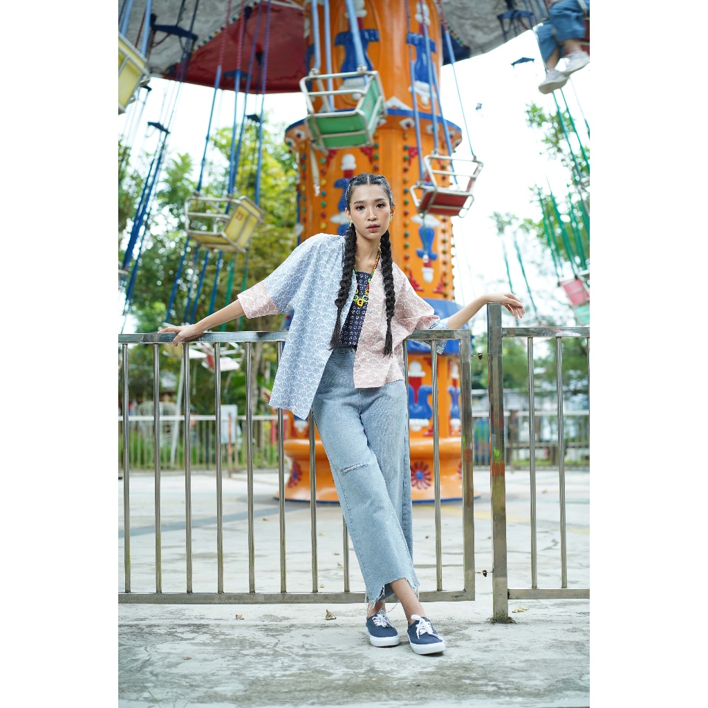 STYLISH MODERN Outer Batik Wanita - Kaori Outer ENOM Batik