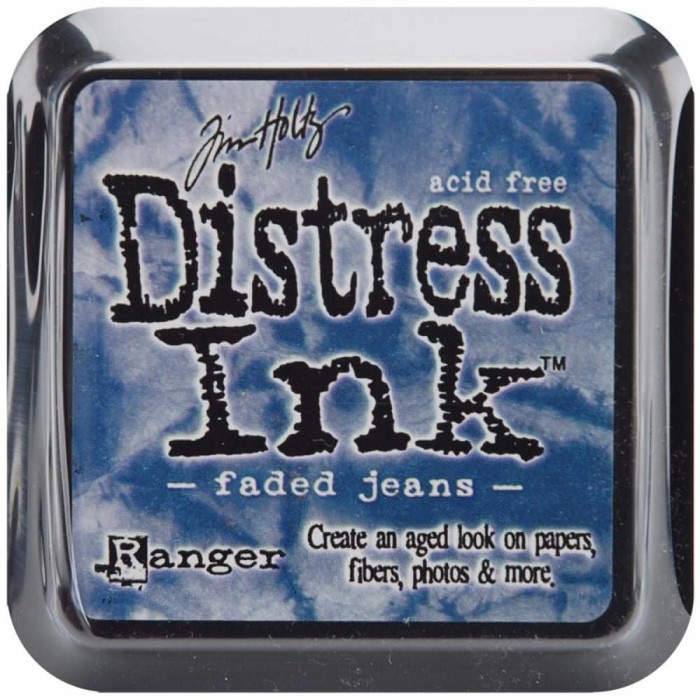 

Promo Distress Ink Faded Jeans Best Quality