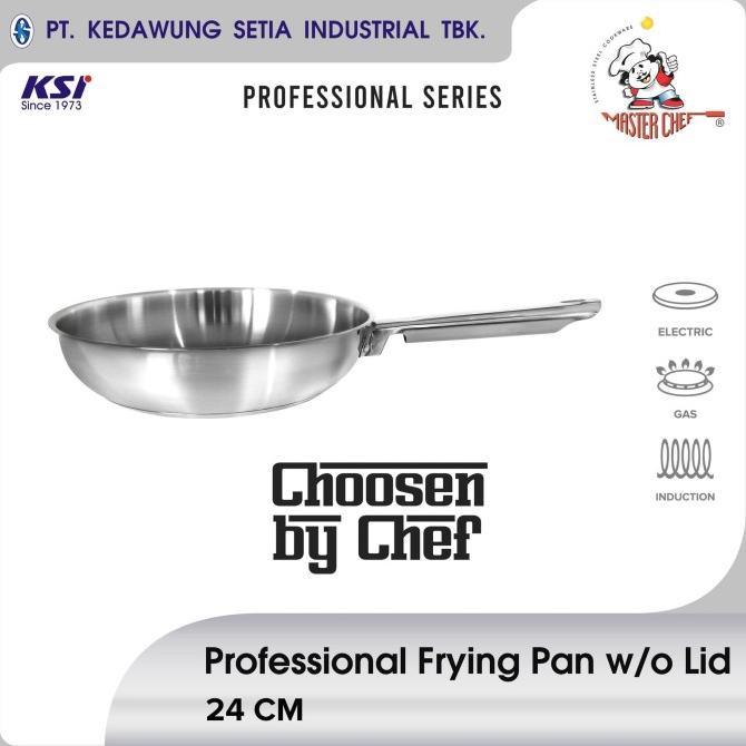 Master Chef Professional Panci Stainless Frying Pan 24 cm