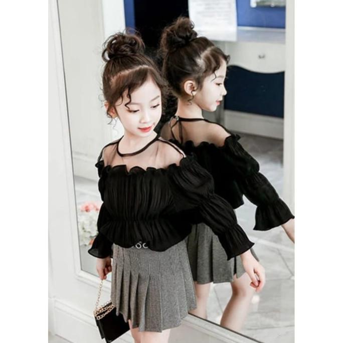 Baju Atasan Anak Perempuan / Blouse Anak / Fashion Korea Atasan Anak