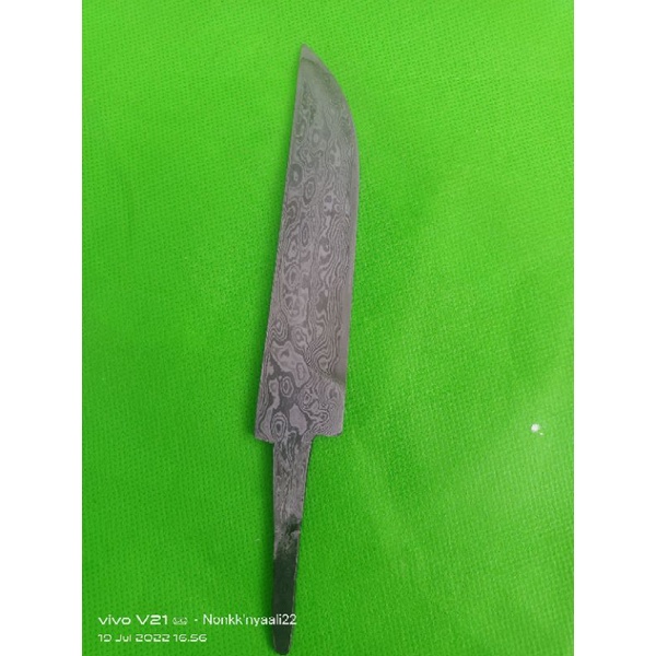 Damaskus knife tempa asli