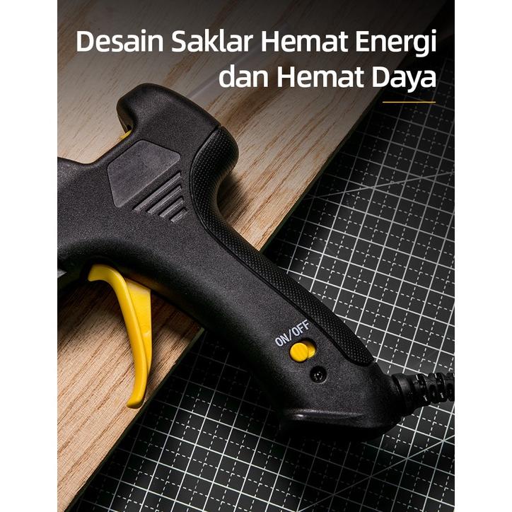 

Special Deli Glue Gun / Lem Tembak 20 W 7mm Pencairan Lem Stabil DL402020 !