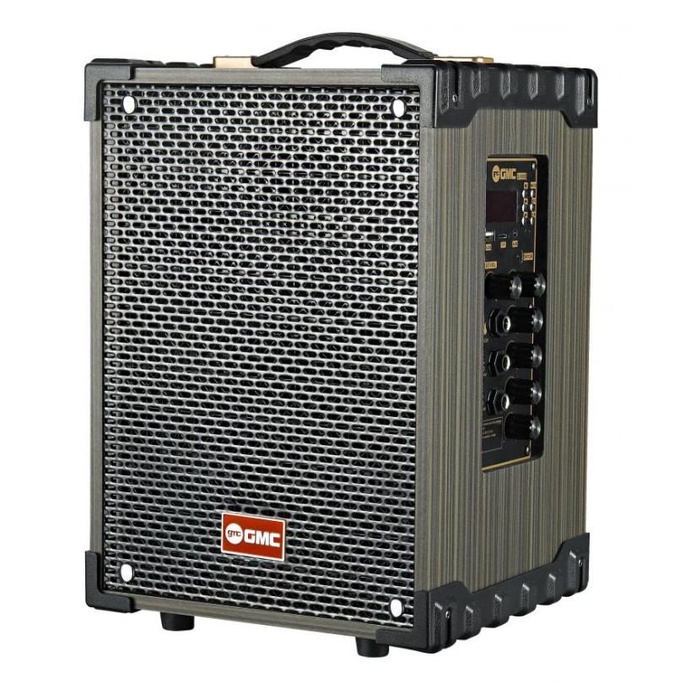 Speaker Portable GMC 899P Bluetooth Karaoke 2 Mic Wireless High Power