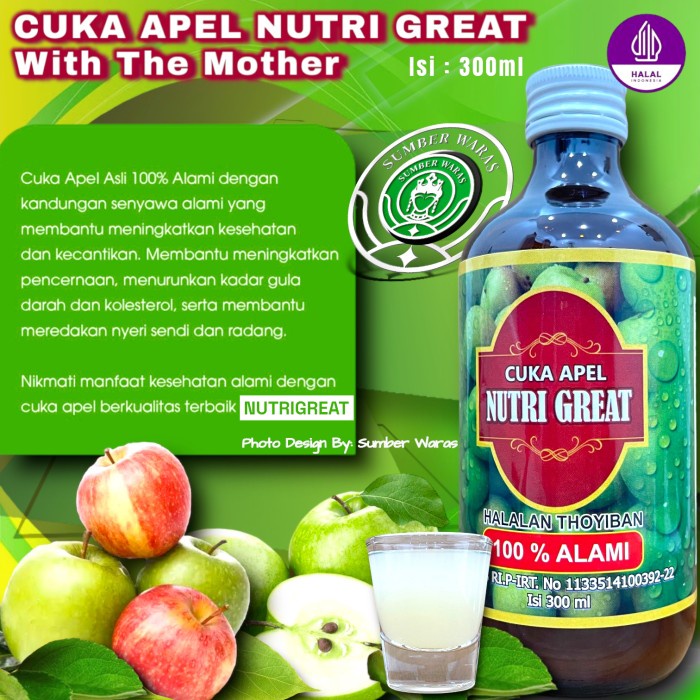 

Terlaris CUKA APEL NUTRI GREAT Harga Distributor Bisa Menurunkan Berat Badan SALE