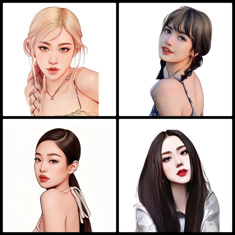 

IHANALICIOUS Butter Cookies Tema Blackpink Artis KPop Korea (Kukis Hias Karakter)