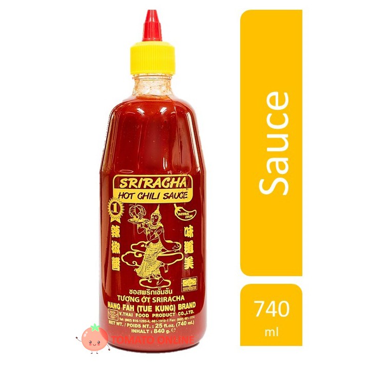 

Nang Fah Nangfah / Sri Racha Sriracha Hot Chili Sauce Saos Sambal / 740Ml 740 Ml /840 Gr 840Gr