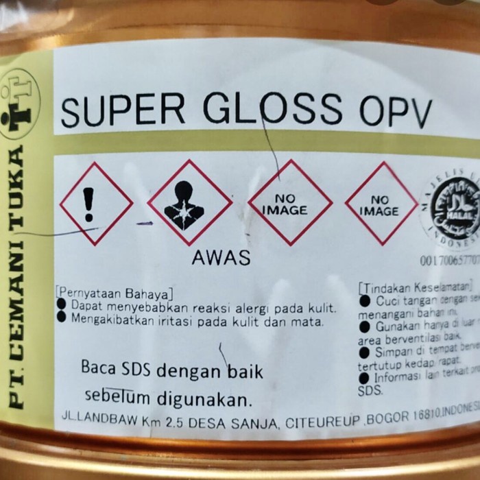 

Baru Tinta Cetak Cemani Toka , Super Gloss Opv ( Pre Order ) Free Ongkir