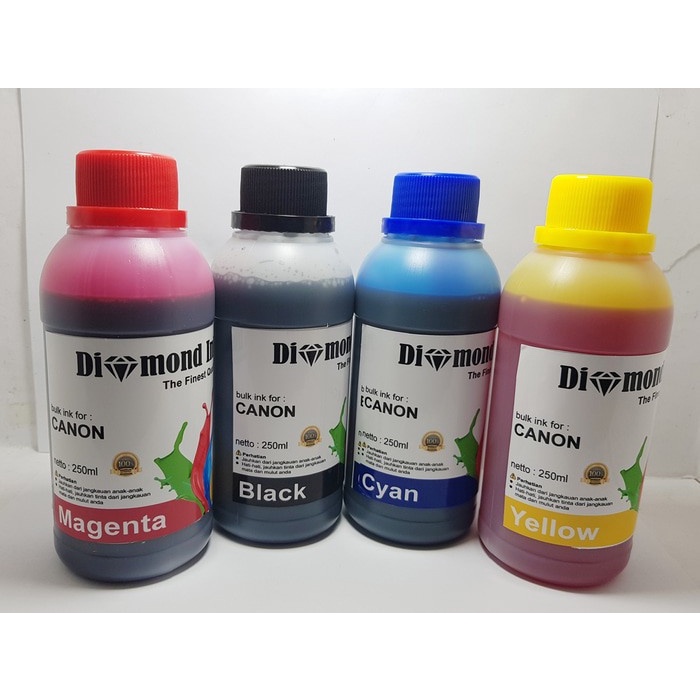 

Asli Tinta Canon Isi Ulang / Refill 250Ml Diamond Ink Best Quality Ink Gra Bebas Ongkir