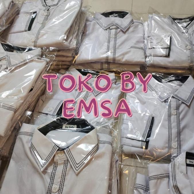 BAJU SERAGAM MA PUTIH SENIN + FURING