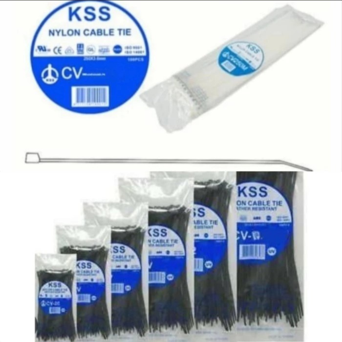 

KSS cable ties cv-100/cv-150/cv-200/cv-250/cv-300/cv-385/cv-450/cv-550