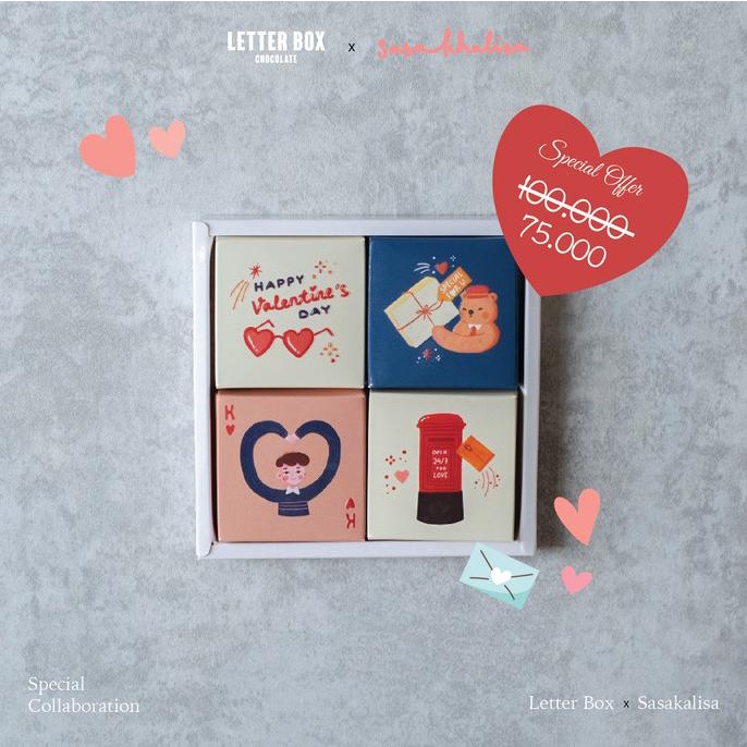 

Best Sales Hadiah Coklat Valentine- Letter Box Chocolate Valentine'S Day Gift 2X2 Pengiriman Cepat