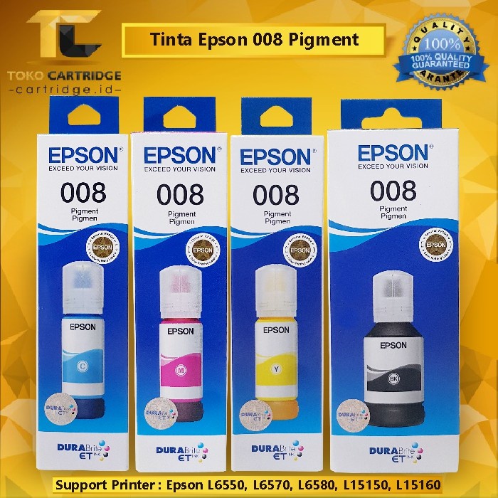 

TINTA EPSON ORIGINAL 008 PIGMENT INK. INK REFILL L6550 L6570 L6580