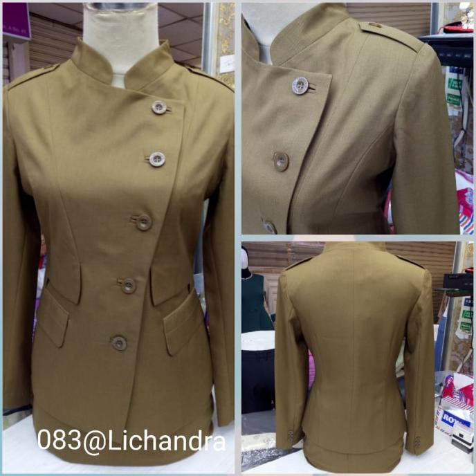 seragam pemda wanita lichandra blazer pns original seragam pemda
