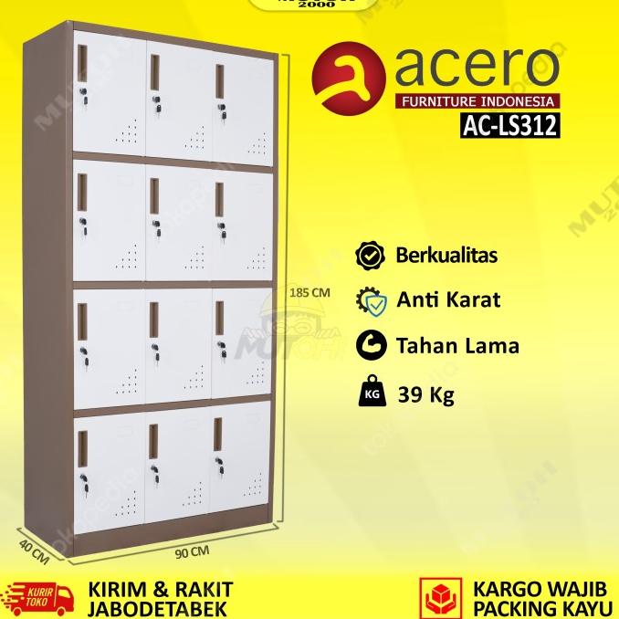 

Sale Now Acero Ac-Ls312 Locker Besi 12 Pintu Loker Besi 12 Pintu Berkualitas