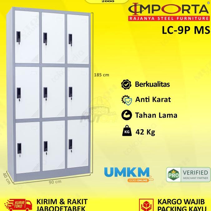 

Trend Importa Lc-9P Bt Ms Loker Besi 9 Pintu Locker Besi 9 Pintu Full Plat Limited Edition