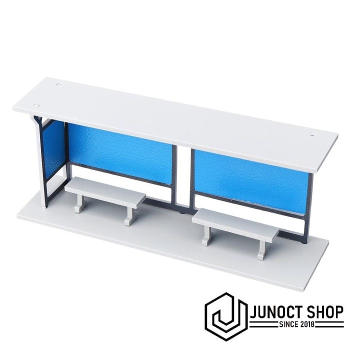 Maket Halte Bus Stasiun Terminal Ay - Miniatur Diorama Figure Ready