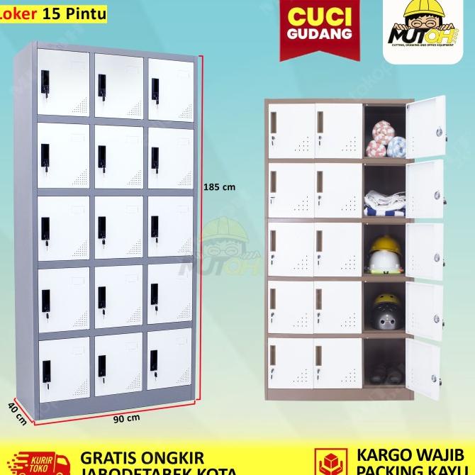 

Terbaru Loker Locker Besi 15 Pintu Full Plat Lc15P Terbaik