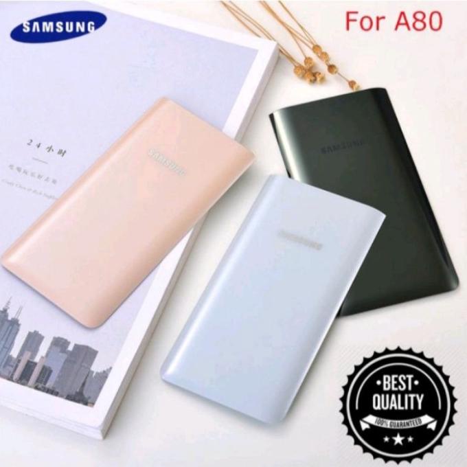 Backdoor Samsung A80 Tutup Batre Samsung A80- Gold &amp; Hitam &amp; Putih