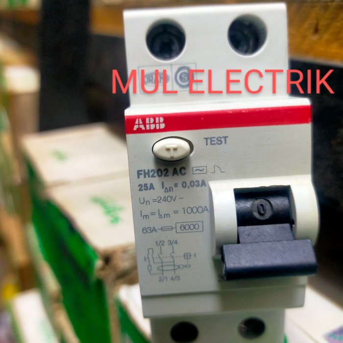 Elcb/Rccb Abb 2P 25A 30Mah