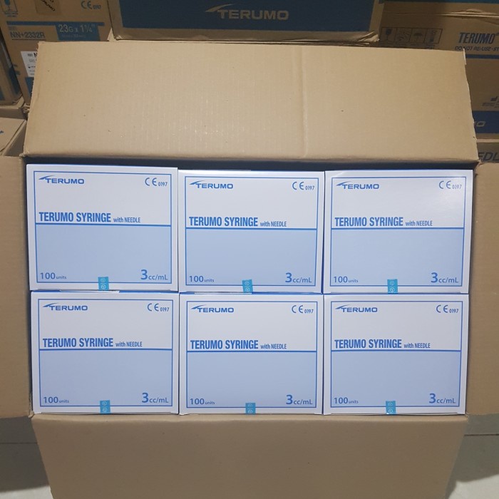 NEW SYRINGE TERUMO 3 CC / SPUIT 3CC TERUMO / SYRINGE TERUMO / SPUIT TERUMO ORIGINAL TERBARU
