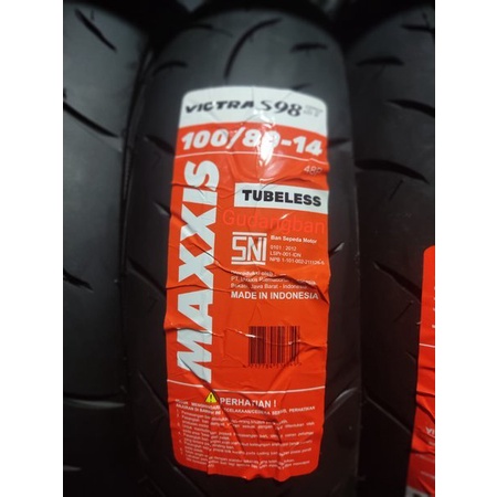 BAN MAXXIS VICTRA 100 80 -14 PCX