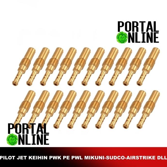 PILOT JET KEIHIN ORIGINAL ASLI KUNINGAN PE PWK MAINJET PJ MJ SUDCO ORI