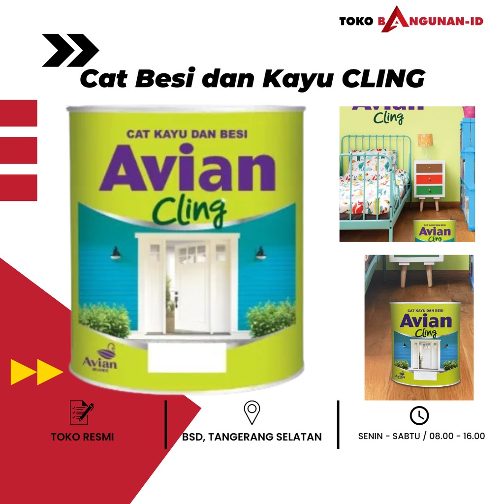 

Cat Nyak Besi Dan Kayu Avian Cling Berkualitas