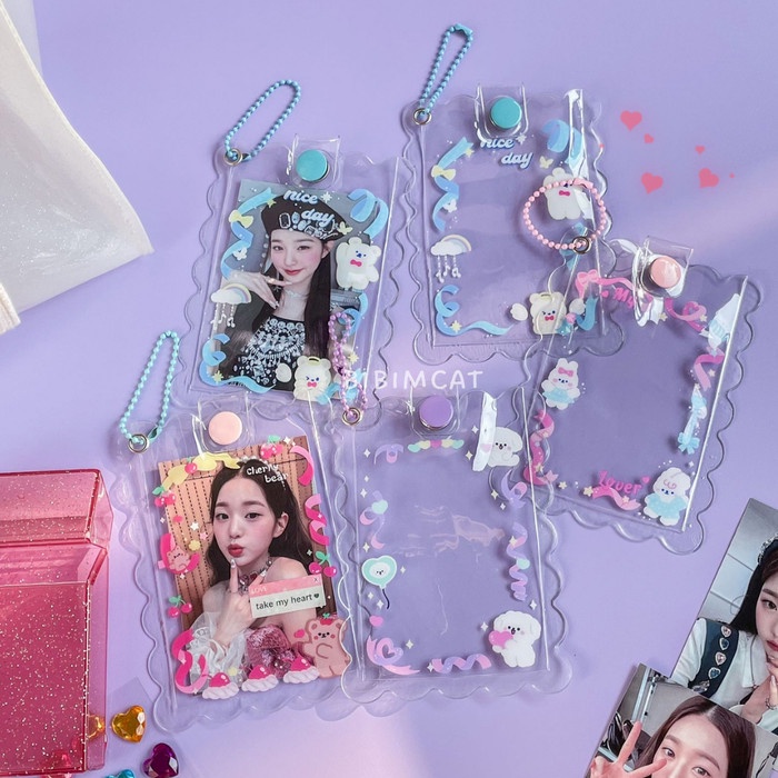 

Yool Ballchain Deco Pvc Photocard Holder / Pc Card Holder Promo Terbaru