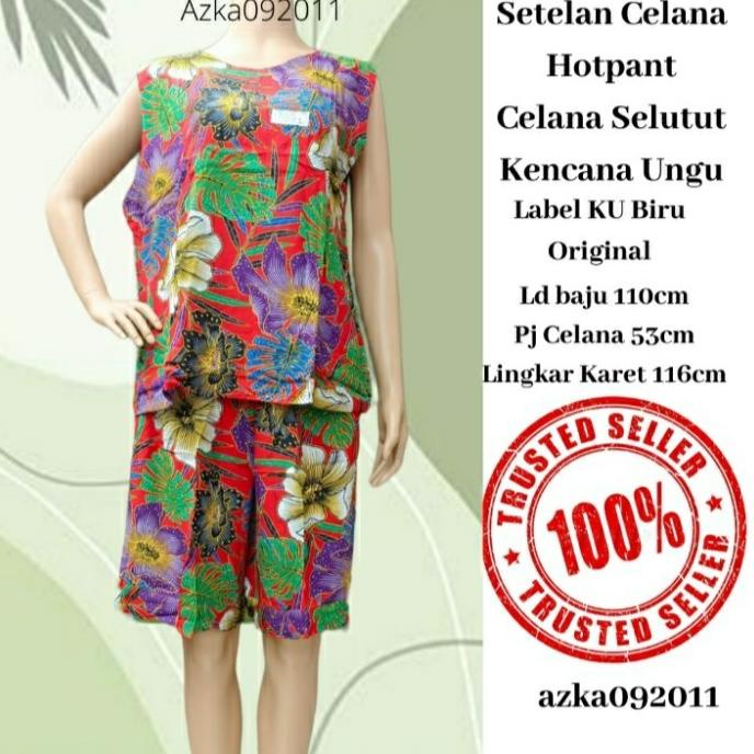 SETELAN CELANA KULOT MAMUD/ABG KENCANA UNGU