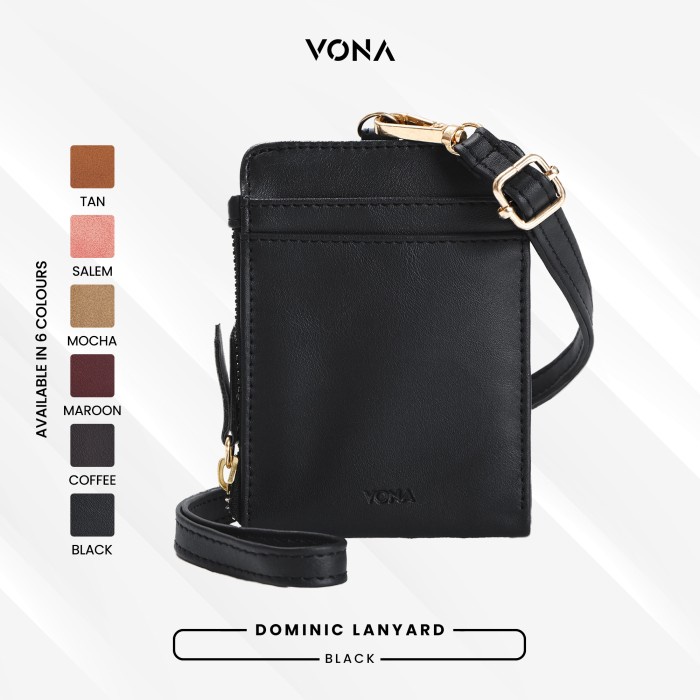 VONA Dominic Card Holder - Wallet Dompet Kartu ID Lanyard Pria Wanita 100% ORIGINAL