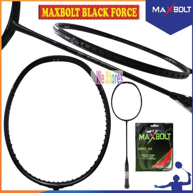 MAXBOLT Black Force Raket Badminton MAXBOLT Black Force
