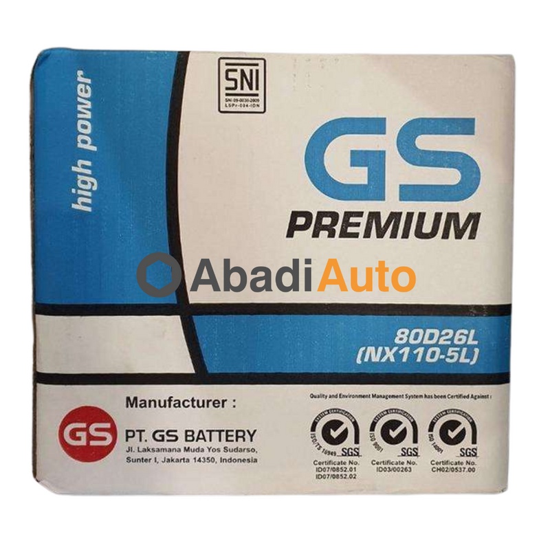 Accu Battery Gs 80D26L (80D26L) Gs