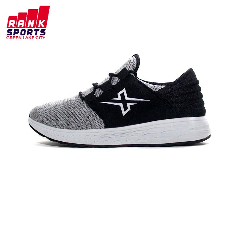 Xabi Sepatu Sneakers Running Casual Boston - Grey Black