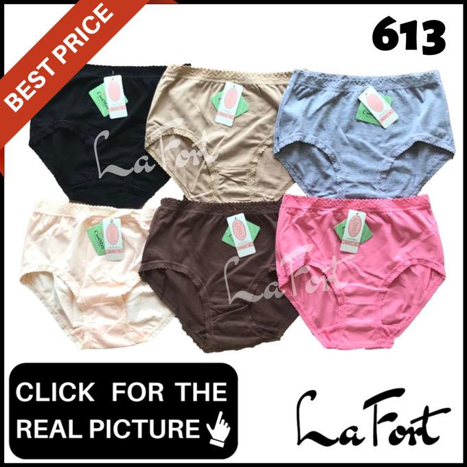 Celana Dalam Wanita Yadaili 613 Isi 6 ORI - CD Cewek Berkualitas Panty