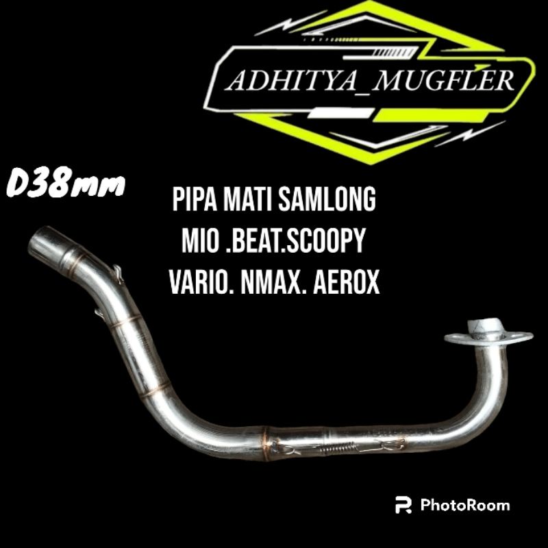 PIPA KNALPOT SAMLONG MIO SPORTY D38 LEHER SAMLONG MIO KNALPOT RACING MIO SAMLONG MIO SPORTY
