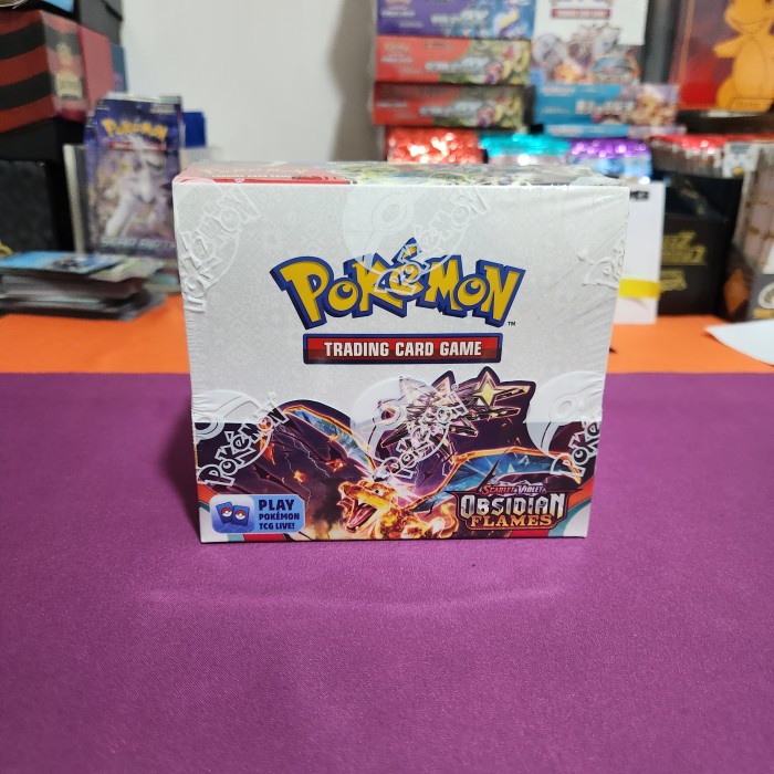 KARTU POKEMON ENGLISH - OBSIDIAN FLAMES - BOOSTER BOX
