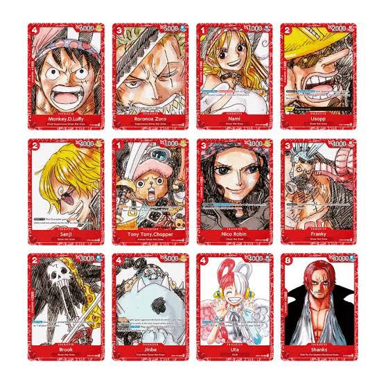 ✅COD Premium Card Collection One Piece Film Red Edition One Piece Tcg Album Limited