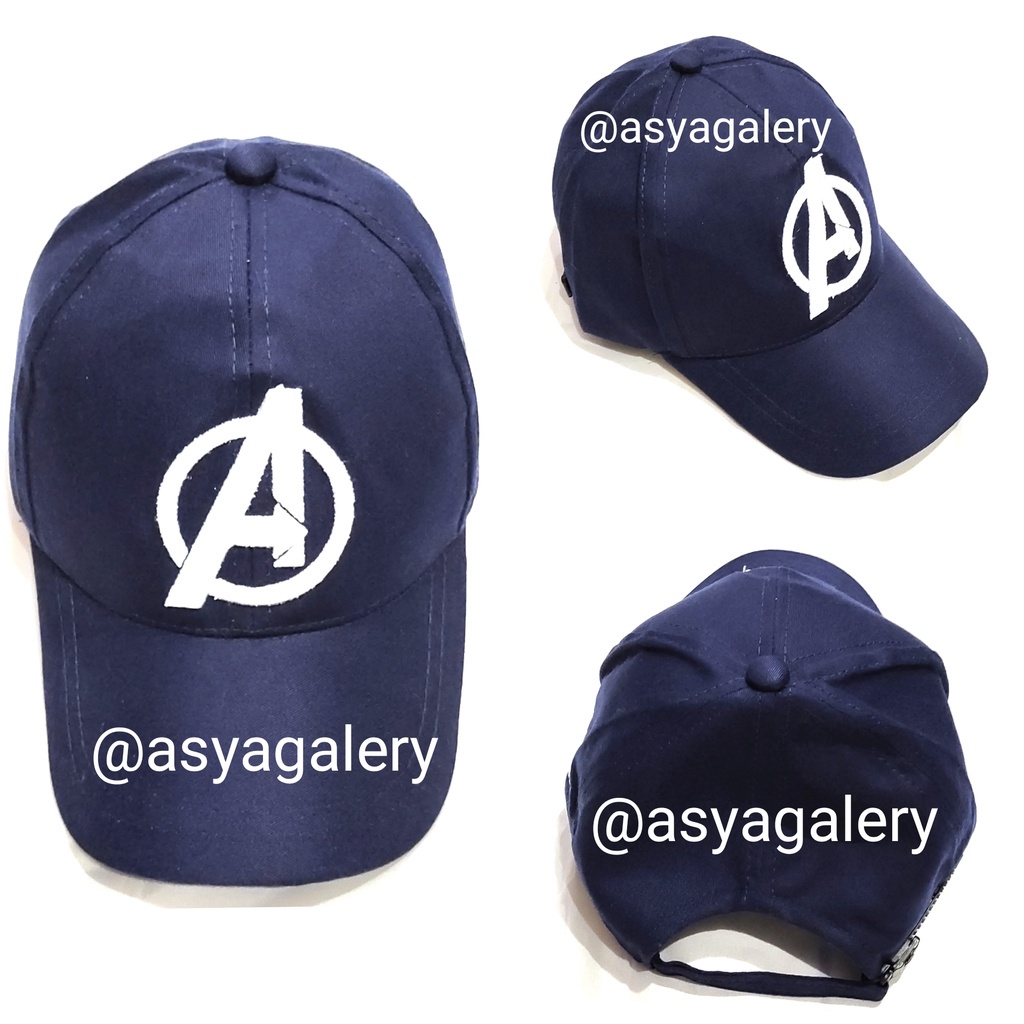 Topi Anak Bordir Kter Avenger/Topi Anak Laki/Topi Anak Logo Captain Amerca/Topi Avenger