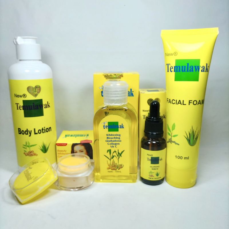 Paket Cream Temulawak Beauty 5in1(Cream+Ser Glow+Toner+Facial F+Lotion)