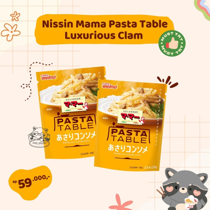 

Promo Nissin Mama Pasta Table Luxurious Japan