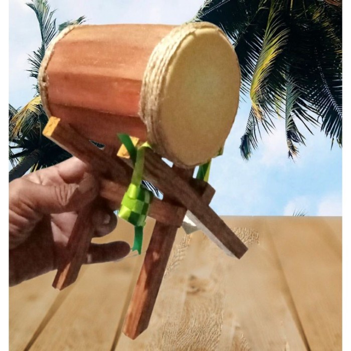 Beduk Lebaran,Bedug Mini,Miniatur Bedug,Keren,Indah,Istimewa Promo Terbaru