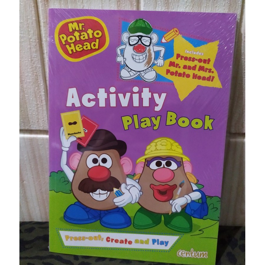 Mr Potato Head Press-Out & Play Activity Book :Buku Anak Impor