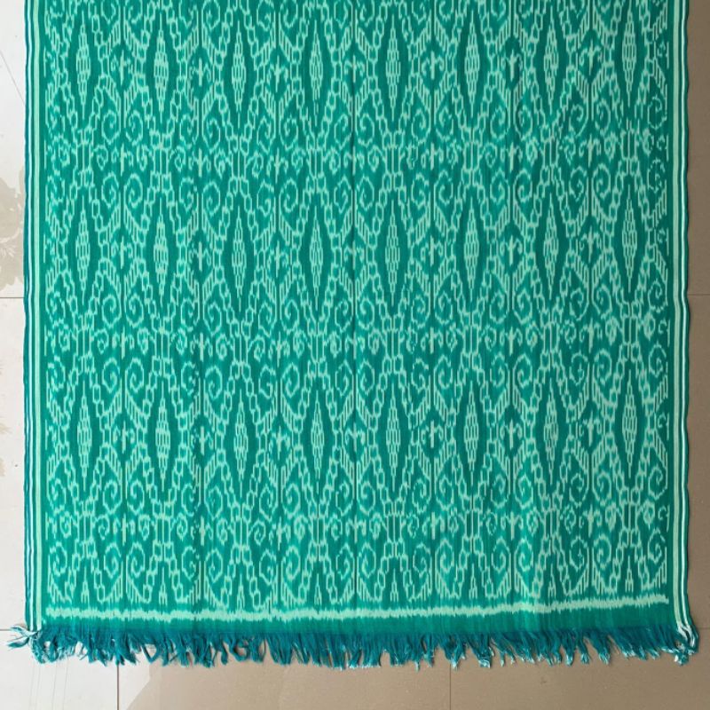 tenun ikat blanket hijau new 2023