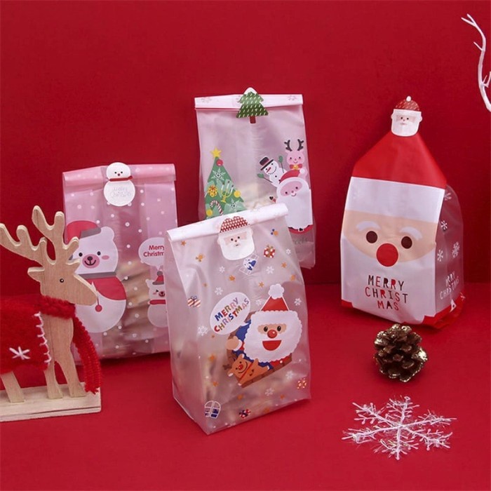 

Plastik Natal Cookies Candy / Plastik Bingkisan Christmas