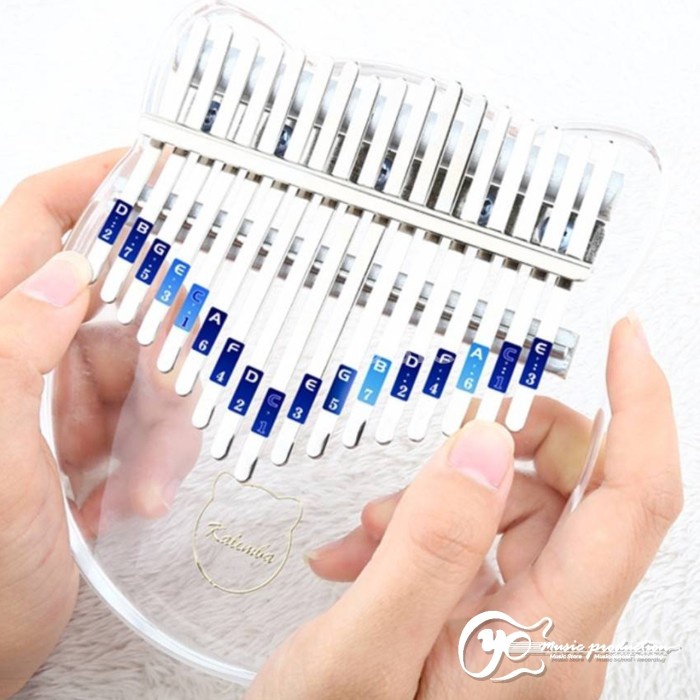 Kalimba - Kalimba Kaca Akrilik Bws Mickey Pink/Clear Original + Bag Acc