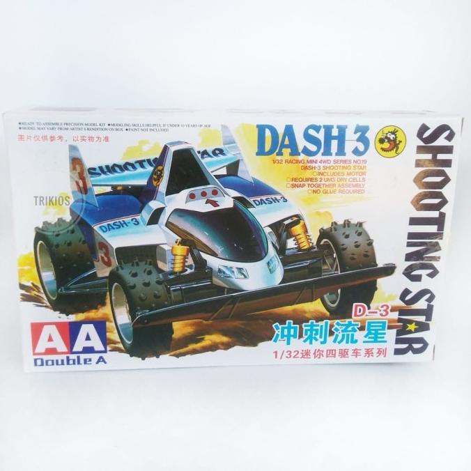 Gratis Ongkir Rep. Tamiya Mini 4wd Merk AA Dash 3 Shooting Star Type 5 Chassis Limited Edition (tri0