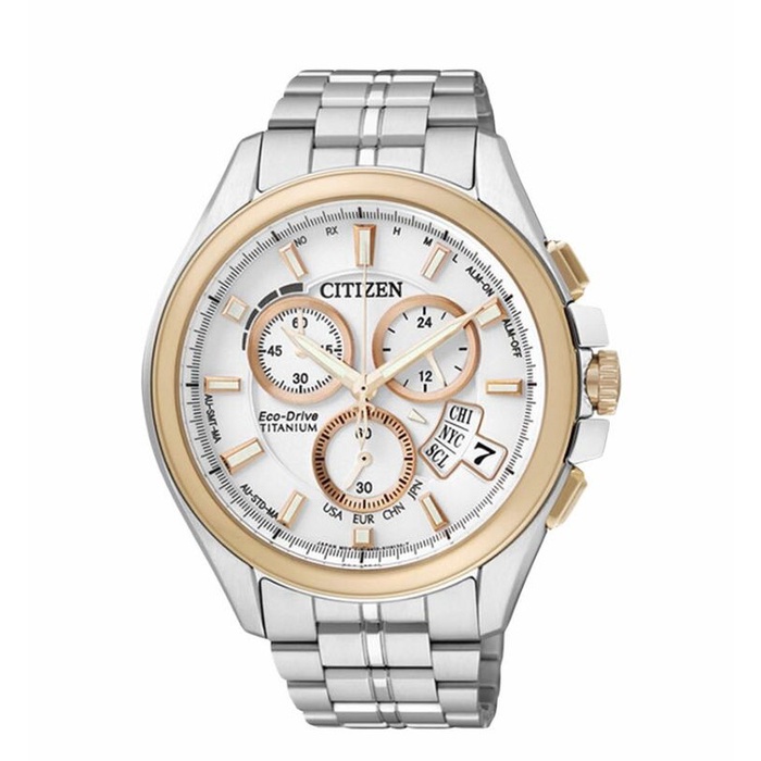 {AdeShop} Citizen Eco Drive Radio Duratect Titanium Diskon
