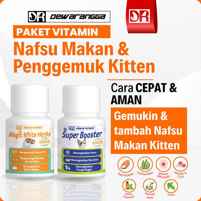 Vitamin Anak Kucing Dewarangga - Vitamin Penggemuk Kucing Kitten