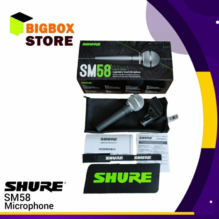 Microphone SHURE SM-58 / SM58 / SM 58 Original